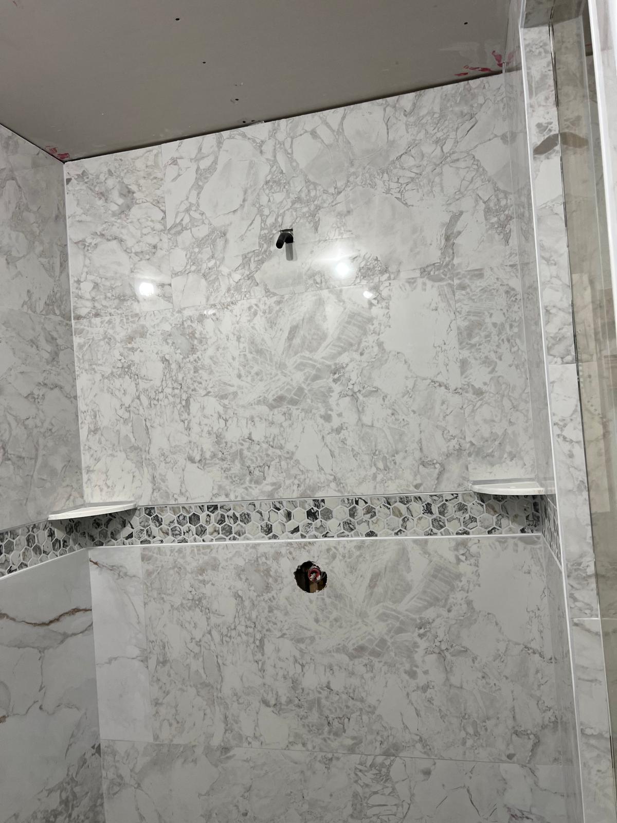 Shower wall preparation detail project 26